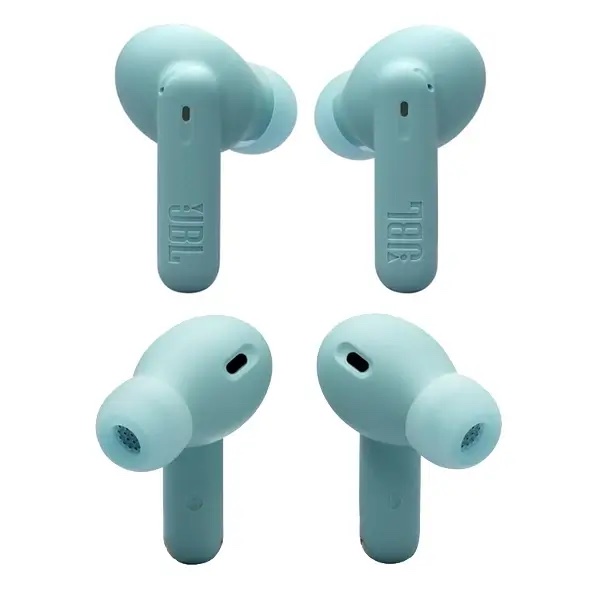 JBL Wave Beam 2 – Écouteurs intra-auriculaires – IP54 – BT5.3 – Réduction de bruit active – Micro – Autonomie 10 + 30h – Bleu / turquoise – Image 3