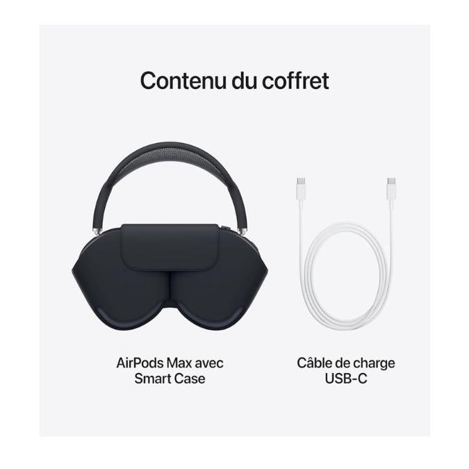 Apple Airpods Max avec Pochette – Casque circum-aural fermé sans fil – Réduction de bruit active – BT5.0 – Commandes/Micro – Autonomie 20h – Charge rapide – Rose – Image 7