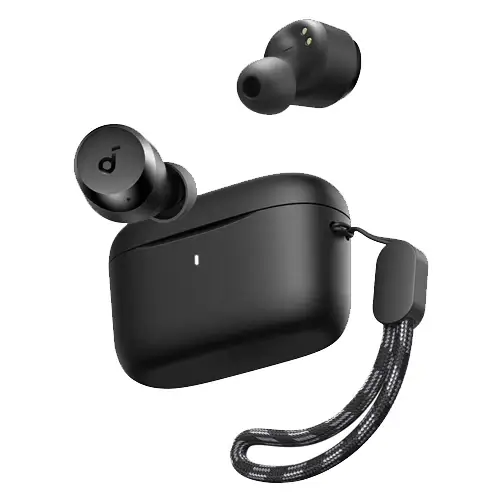 Ecouteurs Soundcore A20i par Anker – Sans Fil – EQ Ajustable – 28H Autonomie – IPX5 – Noir