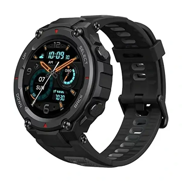 Amazfit T-Rex Pro Montre Connectée – 1.3″ Écran AMOLED – GPS – Noir