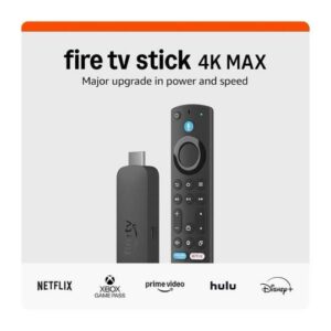Amazon Fire TV Stick 4K Max – 16GB – lecteur multimédia en streaming – Wi-Fi 6E – Noir