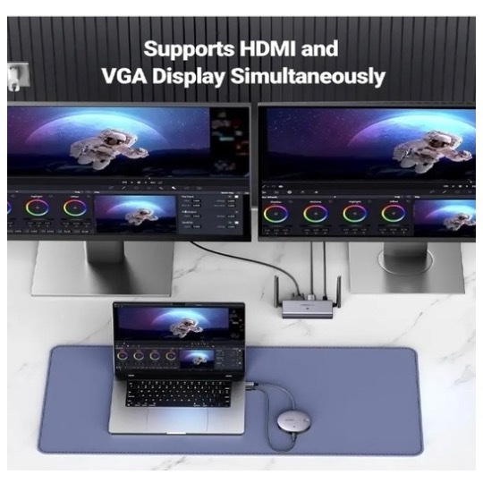 Émetteur-récepteur HDMI / VGA sans fil 4K/30Hz - Distance : 50m UGREEN CM586 90909A – Image 4