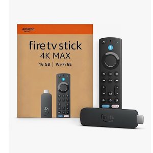 Amazon Fire TV Stick 4K Max (Nouvelle génération), Appareil de streaming avec fonctionnalité Écran dynamique et prenant en charge le Wi-Fi 6E, Trouvez vos séries plus rapidement avec Alexa+