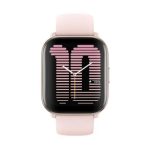 Amazfit Active – montre connectée avec coach sportif AI – GPS – appels – stockage de musique – Autonomie 14 jours – écran 1,75″ – Rose