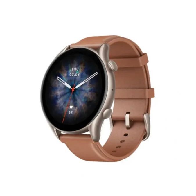 Amazfit GTR 3 Pro – Écran AMOLED Ultra HD – 12 Jours d’Autonomie – Marron – Image 2