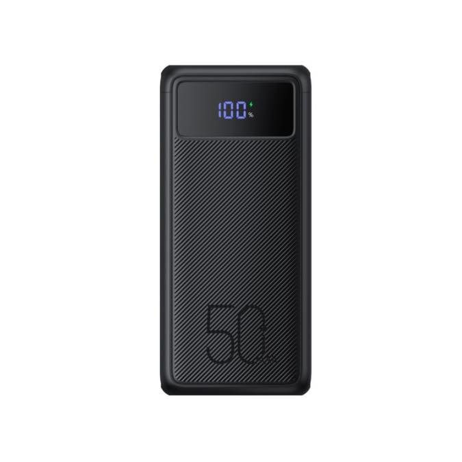 Batterie externe VEGER 50 000 mAh (W5001), Powerbank 100 W PD/QC3.0, chargeur portable haute capacité, charge rapide, USB C, avec câbles, écran LED, 3 vitesses, lampes de poche puissantes et boussole pour l'extérieur
