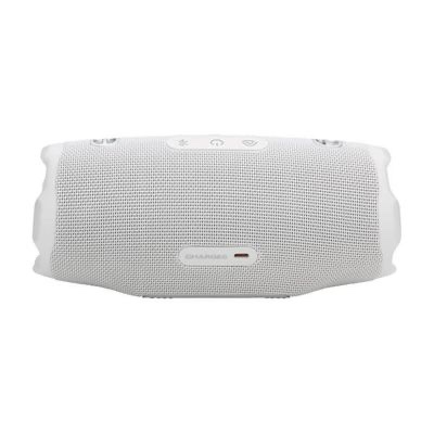 JBL Charge 6 - Enceinte portable Bluetooth, Son JBL Pro intense avec AI Sound Boost, Étanche, 28h d’autonomie, Sangle poignée robuste, Chargeur portable intégré, Auracast™ , Blanc – Image 5