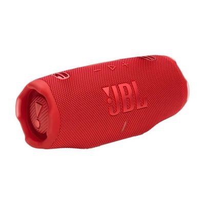 JBL Charge 6 - Enceinte portable Bluetooth, Son JBL Pro intense avec AI Sound Boost, Étanche, 28h d’autonomie, Sangle poignée robuste, Chargeur portable intégré, Auracast™ , Rouge – Image 2