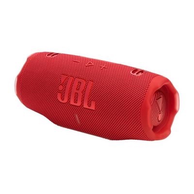 JBL Charge 6 - Enceinte portable Bluetooth, Son JBL Pro intense avec AI Sound Boost, Étanche, 28h d’autonomie, Sangle poignée robuste, Chargeur portable intégré, Auracast™ , Rouge – Image 7