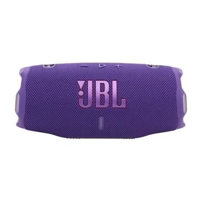 JBL Charge 6 - Enceinte portable Bluetooth, Son JBL Pro intense avec AI Sound Boost, Étanche, 28h d’autonomie, Sangle poignée robuste, Chargeur portable intégré, Auracast™ , Violet – Image 4