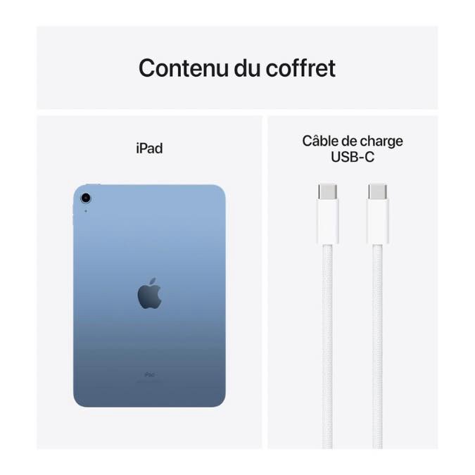 Apple iPad 2022 - 10ème Génération - 10,9 pouces - 64 Go - Wifi, Bleu – Image 6