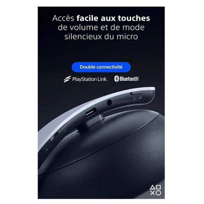 Sony Casque-Micro sans Fil Pulse Elite 5, PC et Mac, Réduction de Bruit, 30h d’Autonomie, Couleur : Noir Minuit – Image 3