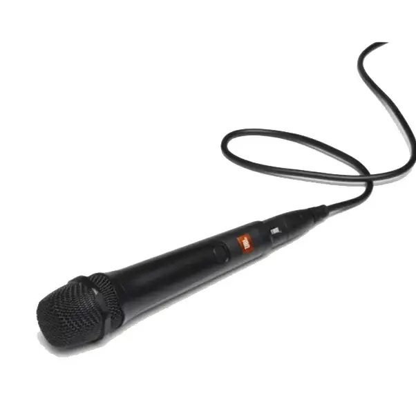JBL PBM100 – Microphone dynamique filaire – Directivité cardioïde – Jack 3.5/6.35 mm – Compatible enceintes PartyBox