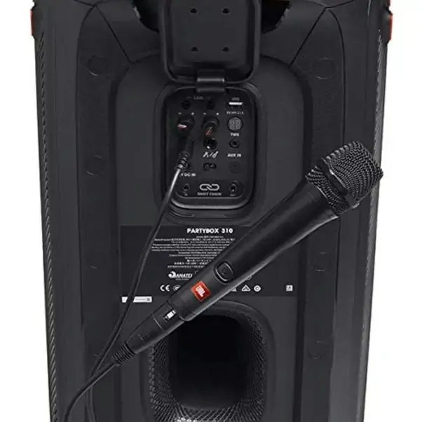 JBL PBM100 – Microphone dynamique filaire – Directivité cardioïde – Jack 3.5/6.35 mm – Compatible enceintes PartyBox – Image 3