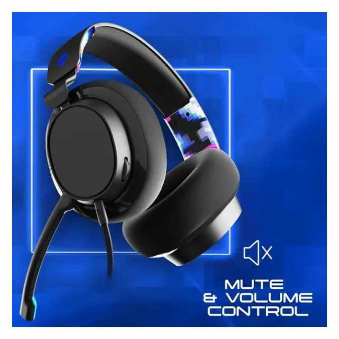 Skullcandy SLYR Casque de Gaming Multiplateforme Supra-Auriculaire Filaire, Compatible Xbox + PlayStation + PC - Noir – Image 2
