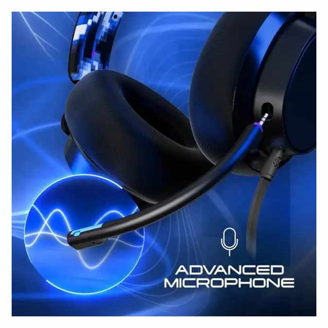Skullcandy SLYR Casque de Gaming Multiplateforme Supra-Auriculaire Filaire, Compatible Xbox + PlayStation + PC - Noir – Image 3