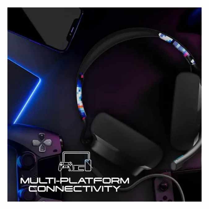 Skullcandy SLYR Casque de Gaming Multiplateforme Supra-Auriculaire Filaire, Compatible Xbox + PlayStation + PC - Noir – Image 4