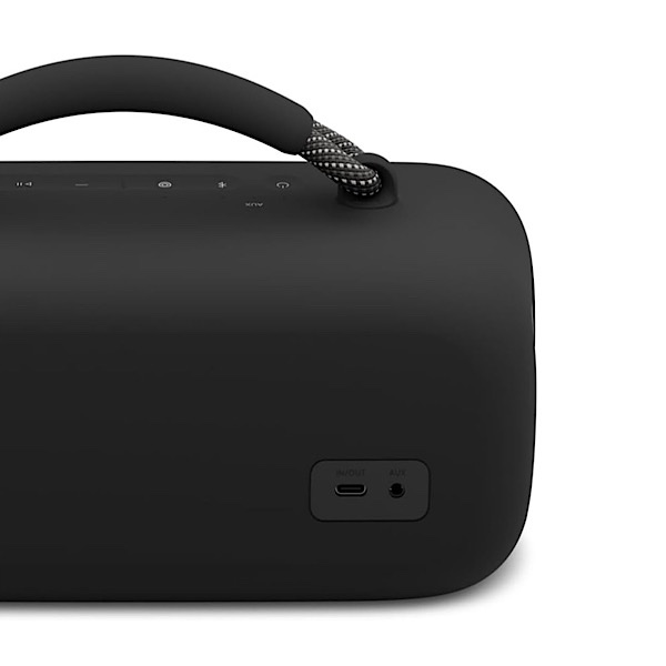 BOSE SoundLink MAX - Grosse enceinte Bluetooth étanche, Enceinte puissante rechargeable avec jusqu’à 20 heures d’autonomie, USB-C, Enceinte avec entrée auxiliaire 3,5 mm intégrée, Noir – Image 3
