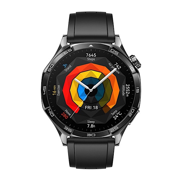 HUAWEI Watch GT 5 46mm Montre Connectée, Design aux Lignes épurées, Nouvelle expérience de Course à Pieds et de Cyclisme, Suivi de la santé, Jusqu'à 14 Jours d'autonomie, iOS & Android, Noir