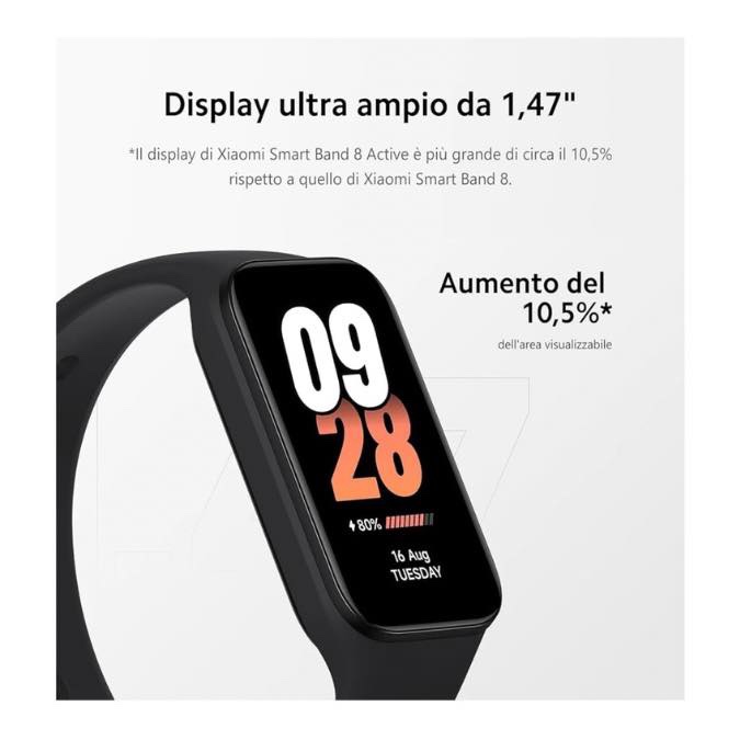 Xiaomi Smart Band 8 Active, Montre Connectée avec Écran TFT de 1,47", Smartwatch Recharge Rapide, Jusqu'à 14 Jours d'autonomie, 50 Modes de Sport, Montre Intelligente Étanche 5 ATM - Rose – Image 4