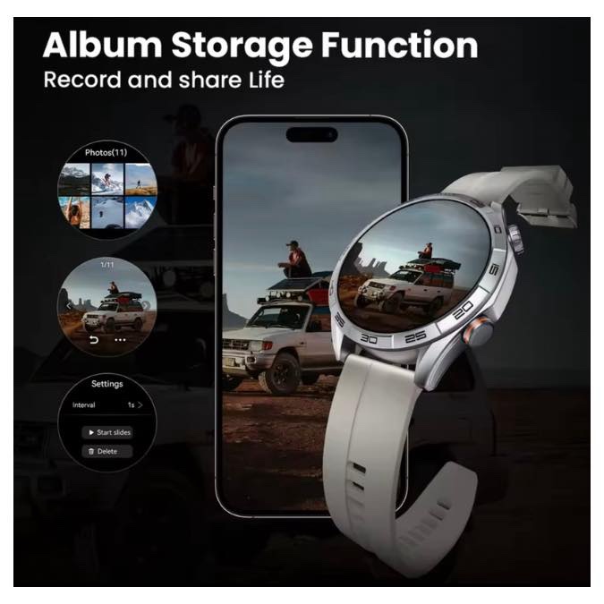 Montre Connectée – Haylou Solar 5 – Écran 1,58″ Amoled – IP68 – 15 jours Autonomie – Noir – Image 3