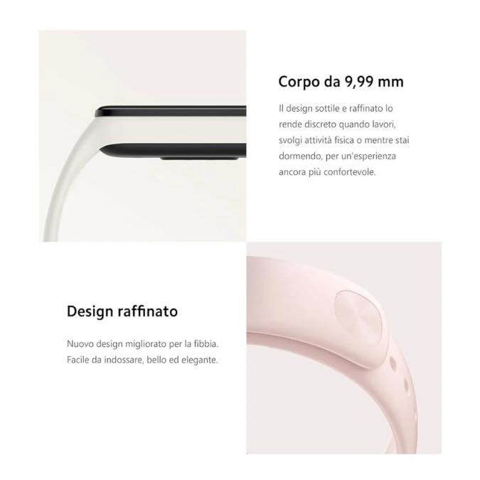 Xiaomi Smart Band 8 Active, Montre Connectée avec Écran TFT de 1,47", Smartwatch Recharge Rapide, Jusqu'à 14 Jours d'autonomie, 50 Modes de Sport, Montre Intelligente Étanche 5 ATM - Rose – Image 3