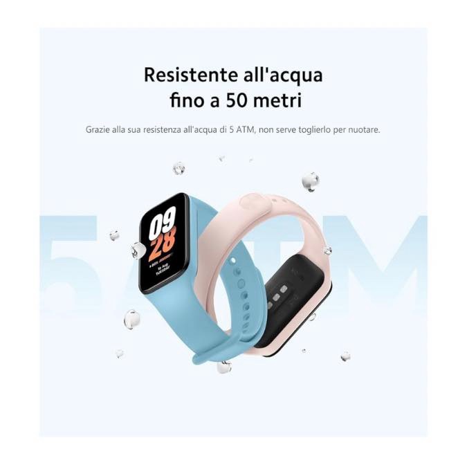 Xiaomi Smart Band 8 Active, Montre Connectée avec Écran TFT de 1,47", Smartwatch Recharge Rapide, Jusqu'à 14 Jours d'autonomie, 50 Modes de Sport, Montre Intelligente Étanche 5 ATM - Rose – Image 6