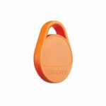 MOMAX Pinpop Lite Localisateur de clés intelligent pour clés, sac à dos, portefeuille, animaux de compagnie, fonctionne avec Apple Find My (iOS 18 + uniquement), autocollants personnalisés à faire - Orange
