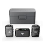 DJI Mic 2 (2 TX + 1 RX + étui de chargement), microphone sans fil tout-en-un, écran OLED 1″, réduction intelligente du bruit, portée 250m, 8Go, fixation magnétique, autonomie 18 heures