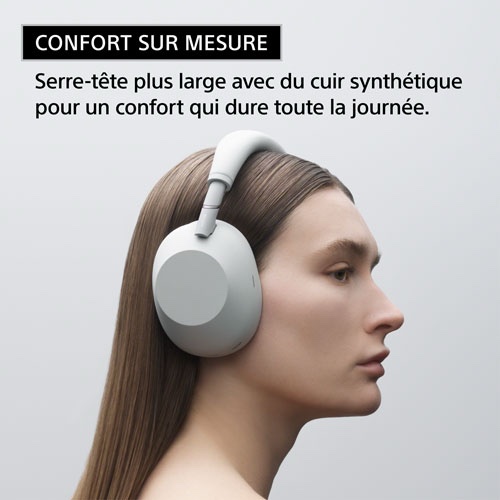 Sony WH-1000XM6 Casque sans-Fil Bluetooth à réduction de Bruit Noir, Son Hi-Res Unique, Confortable, Conception Pliable, Etui résistant, 30h Autonomie, iOS & Android - Bleu – Image 12