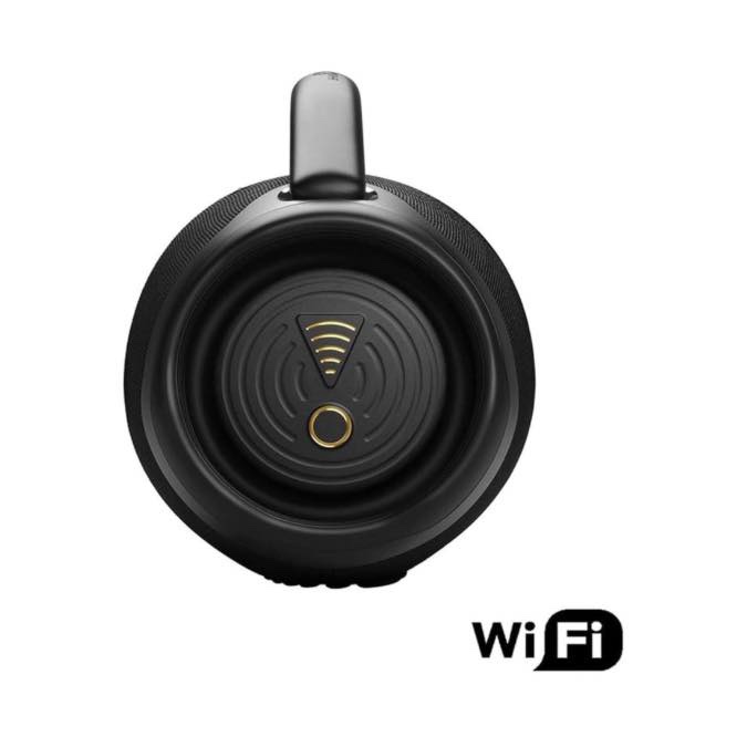 JBL Boombox 3 Wifi, Enceinte portable compatible avec Bluetooth et WiFi, Son JBL Original Pro et basses puissantes, étanche à l'eau et à la poussière, autonomie de 24h, Noire – Image 2