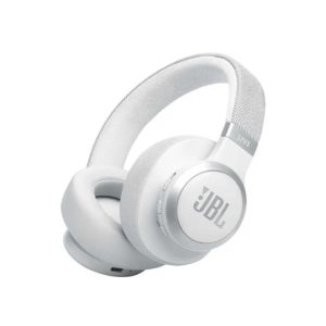 JBL Live 770NC Casque circum-auriculaire, Bluetooth 5.3, Réduction de Bruit Adaptative, autonomie jusqu'à 65 h, Blanc
