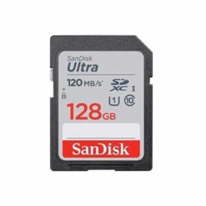 Carte mémoire SDXC SanDisk Ultra 128 Go, jusqu'à 120 Mo/s, classe 10, UHS-I, V10