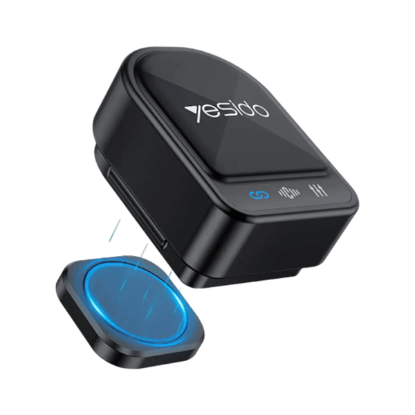 Micro Cravate sans fil à faible latence - Type-C pour Android – Lightning pour iOS à partir de iPhone 8 – 6 heures d’autonomie seul et 24h avec le boitier - Yesido Mini Lavalier Mic KR19 – Image 2