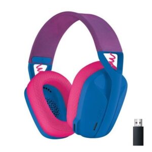 Logitech G435 LIGHTSPEED & Bluetooth sans Fil Casque Gaming, Casque léger circum-auriculaire, Micro intégré, Batterie de 18h, Compatible avec Dolby Atmos, PC, PS4, PS5, Mobile, Nintendo Switch - Bleu