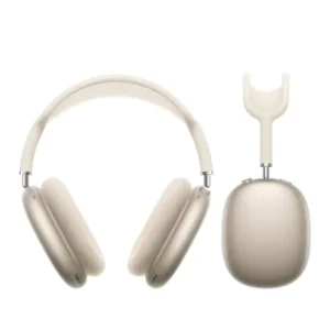 Apple AirPods Max - Casque Sans fil – Câble de charge Type-C – Réduction active du bruit de niveau pro – 20H d’autonomie – Audio spatial personnalisé – A3184 – Stellaire (Or)