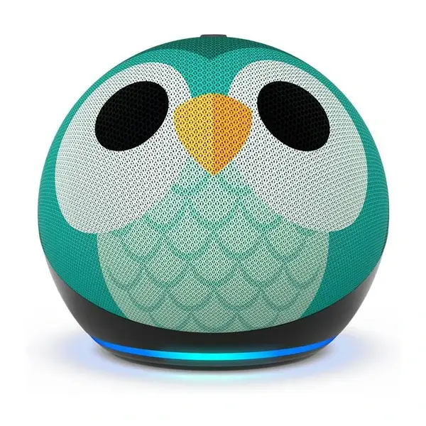 Amazon Echo Dot Kids 5e génération – Enceinte intelligente Wi-Fi et Bluetooth avec Alexa – pour les enfants – Contrôle parental – Chouette