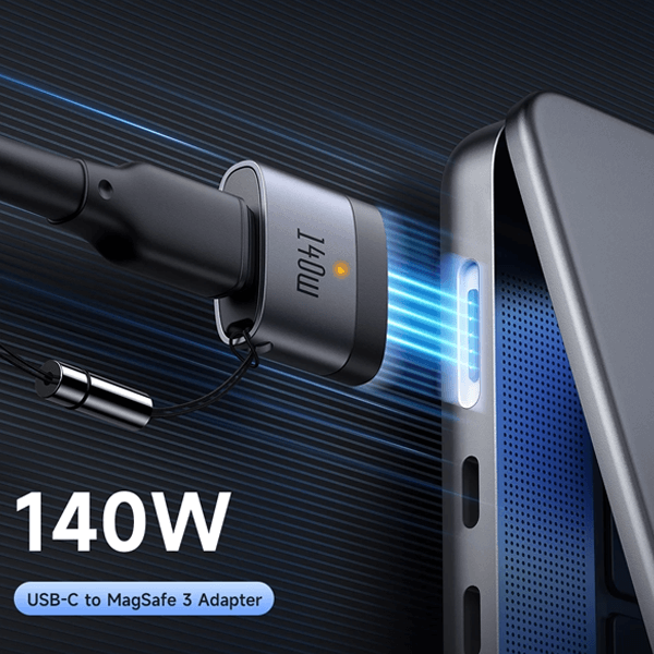 Adaptateur de charge ultra-rapide Mcdodo 140 W – Type-C vers MagSafe 3 pour MacBook Air – Pro M1, M2, M3 – Mcdodo OT-685 – Image 2