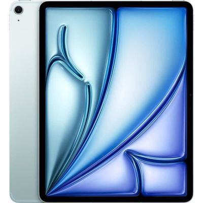 Apple iPad Air 13" Puce M3 7ème génération 128 Go, Apple Intelligence, écran Liquid Retina, caméras Avant/arrière 12 Mpx, Wi-FI 6E et connectivité cellulaire 5G, Touch ID, Tablette IPad – Bleu
