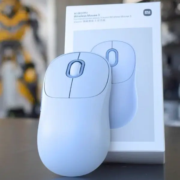 Souris sans fil – Xiaomi Wireless Mouse 3 – 1200 DPI – Connexion jusqu’à 3 appareils, Bleu – Image 2