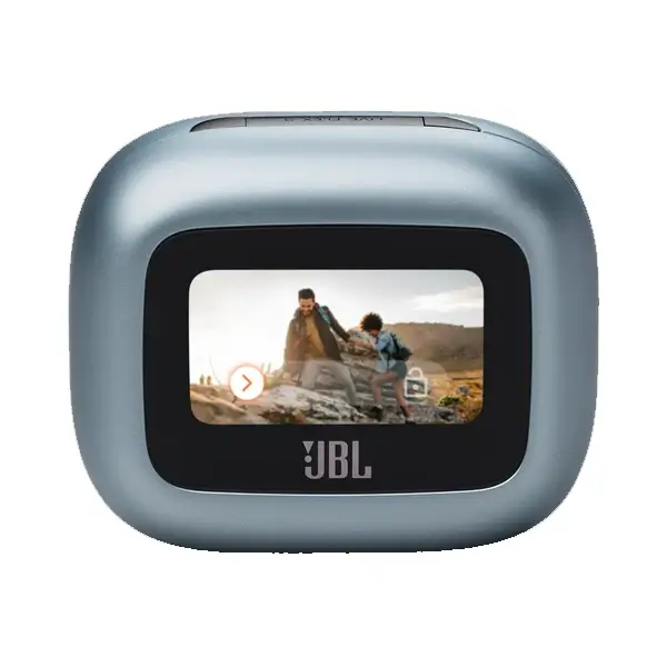 Écouteurs sans fil JBL Live Flex 3 – Audio spatial – 50h d’autonomie – IP54 – BT 5.3 – Réduction de bruit adaptive – Commande tactile personnalisé – Bleu – Image 2