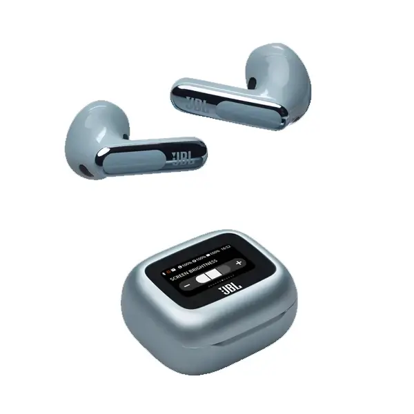 Écouteurs sans fil JBL Live Flex 3 – Audio spatial – 50h d’autonomie – IP54 – BT 5.3 – Réduction de bruit adaptive – Commande tactile personnalisé – Bleu – Image 3
