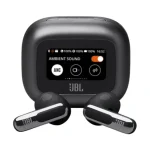 Écouteurs sans fil JBL Live Flex 3 – Audio spatial – 50h d’autonomie – IP54 – BT 5.3 – Réduction de bruit adaptive – Commande tactile personnalisé – Noir