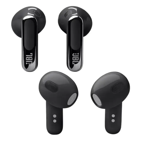 Écouteurs sans fil JBL Live Flex 3 – Audio spatial – 50h d’autonomie – IP54 – BT 5.3 – Réduction de bruit adaptive – Commande tactile personnalisé – Noir – Image 3