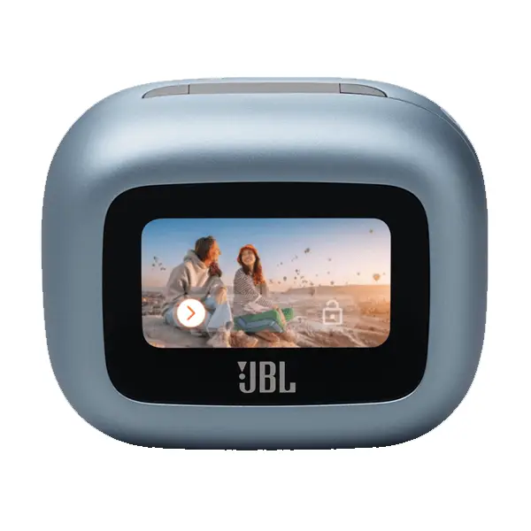 Écouteurs sans fil JBL Live Buds 3 – Audio spatial – 40h d’autonomie – Réduction de bruit adaptative avec commandes personnalisées – Bleu – Image 2