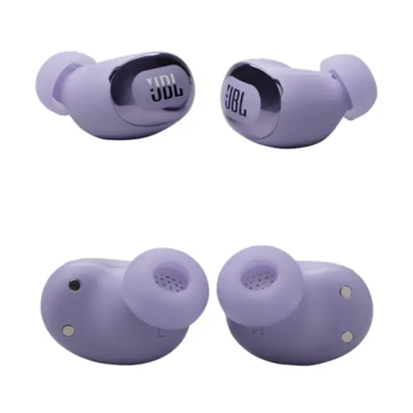 Écouteurs sans fil JBL Live Buds 3 – Audio spatial – 40h d’autonomie – Réduction de bruit adaptative avec commandes personnalisées – Violet – Image 5