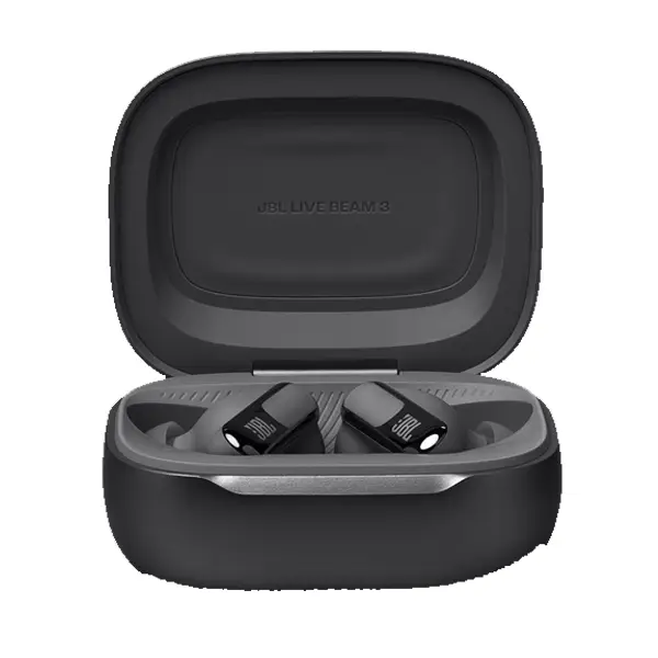 Écouteurs sans fil JBL Live Beam 3 – Audio spatial – IP55 – Réduction de bruit adaptative avec commandes personnalisées – 48h d’autonomie – Noir – Image 5