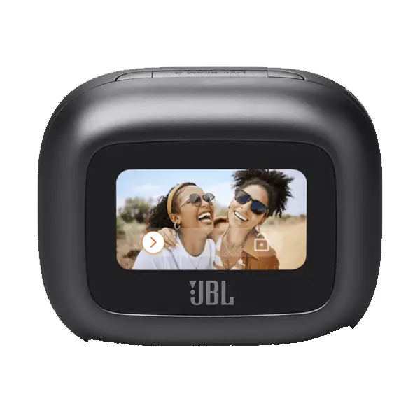 Écouteurs sans fil JBL Live Beam 3 – Audio spatial – IP55 – Réduction de bruit adaptative avec commandes personnalisées – 48h d’autonomie – Noir – Image 2