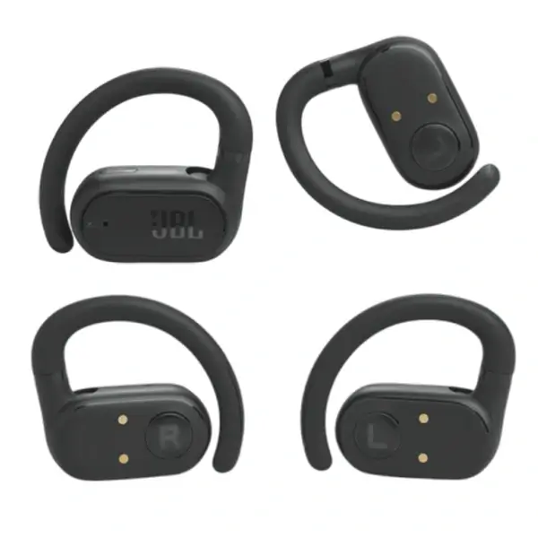 Écouteurs JBL Soundgear sense ouverts à conduction aérienne True Wireless – IP54 – Commande tactile – Bluetooth 5.4 – 24h d’autonomie – Noir – Image 4