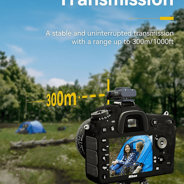HOLLYLAND LARK M2 - Micro cravate sans fil, Type-C & Lightning, 10h d’autonomie, Réduction de bruit, Portée de transmission de 300 mètres, 2 transmetteurs et 3 récepteurs – Image 2
